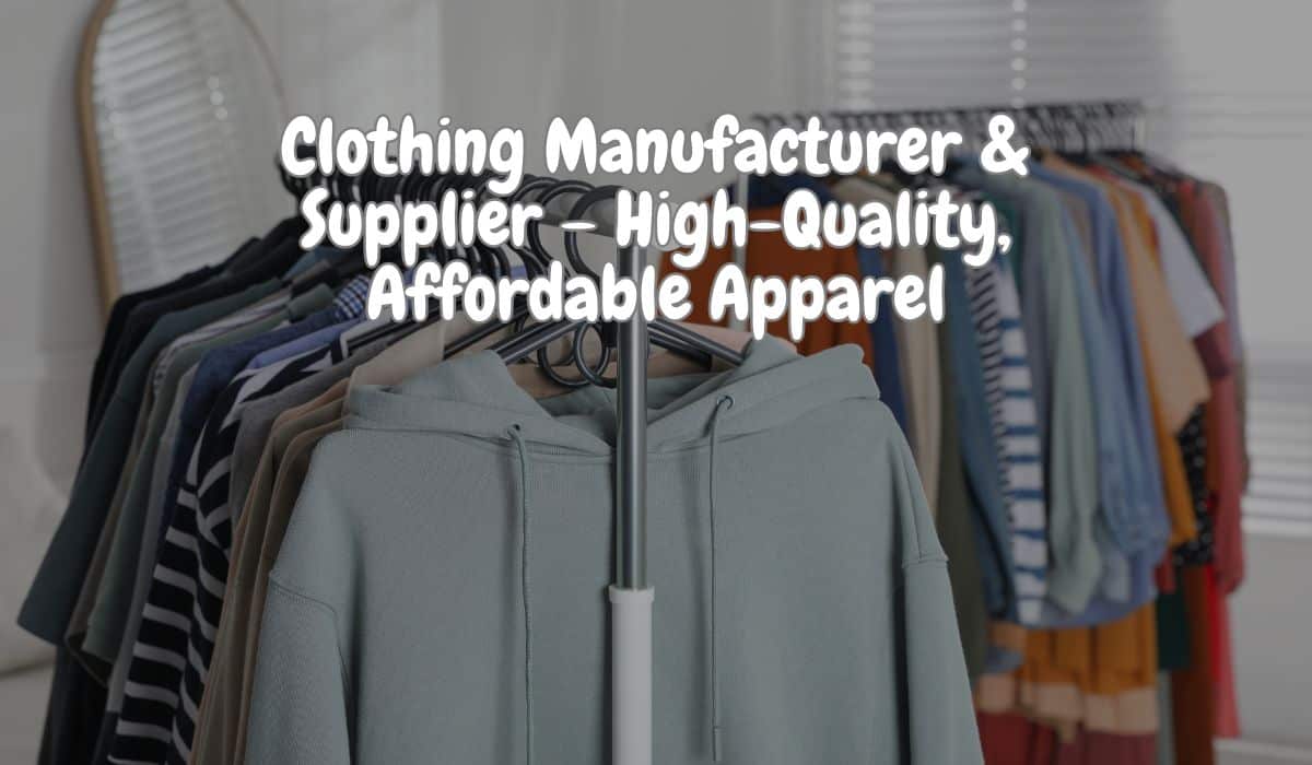 Clothing Manufacturer in UK facility showcasing skilled craftsmanship and eco-friendly production processes.