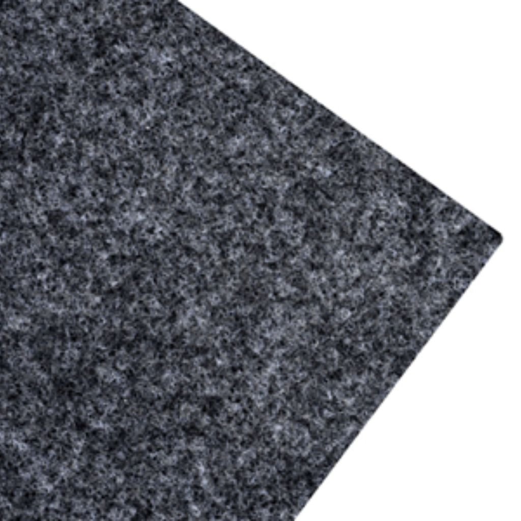 High-quality synthetic felt fabric in dark gray, featuring a dense and durable texture for versatile applications.