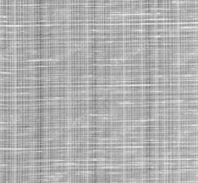 A close-up of a light gray cotton fabric with a subtle woven texture.