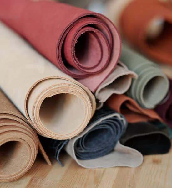 Rolls of the leather