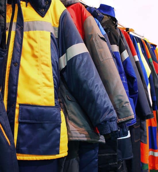 Work wear jackets and products