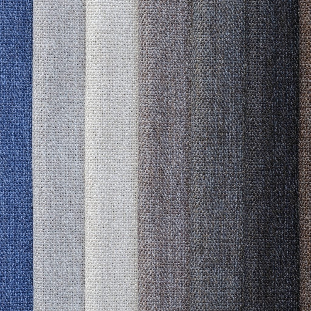 A close-up of coarse cotton fabric displaying its thick, textured weave and rugged appearance.