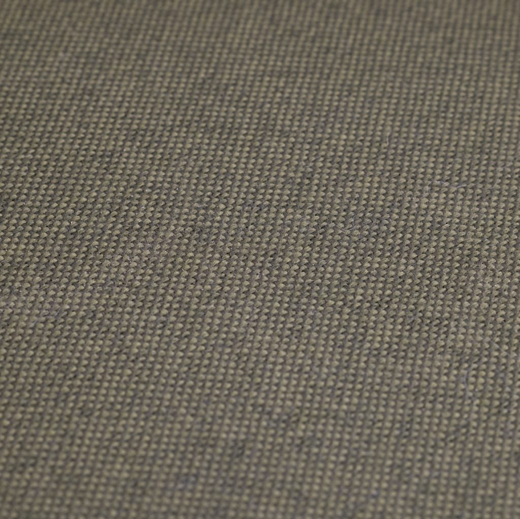 Close-up image of a brown fabric with a diagonal pattern, showcasing a twill weave texture.