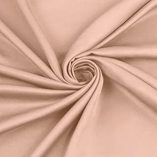 Close-up of light brown or beige fabric twisted into a spiral pattern.