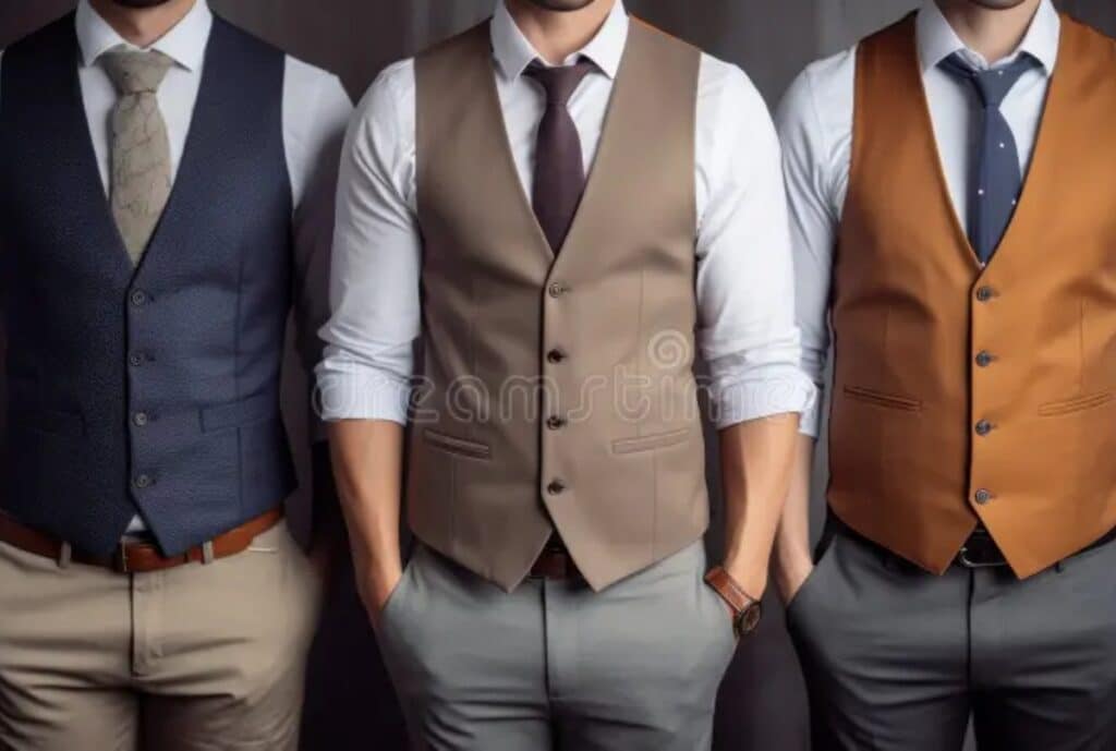 Custom casual wear designs from a European supplier, featuring versatile trending outfits and fabric swatches.