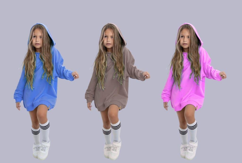 "Step-by-step illustration showing how to order premium hoodies online."