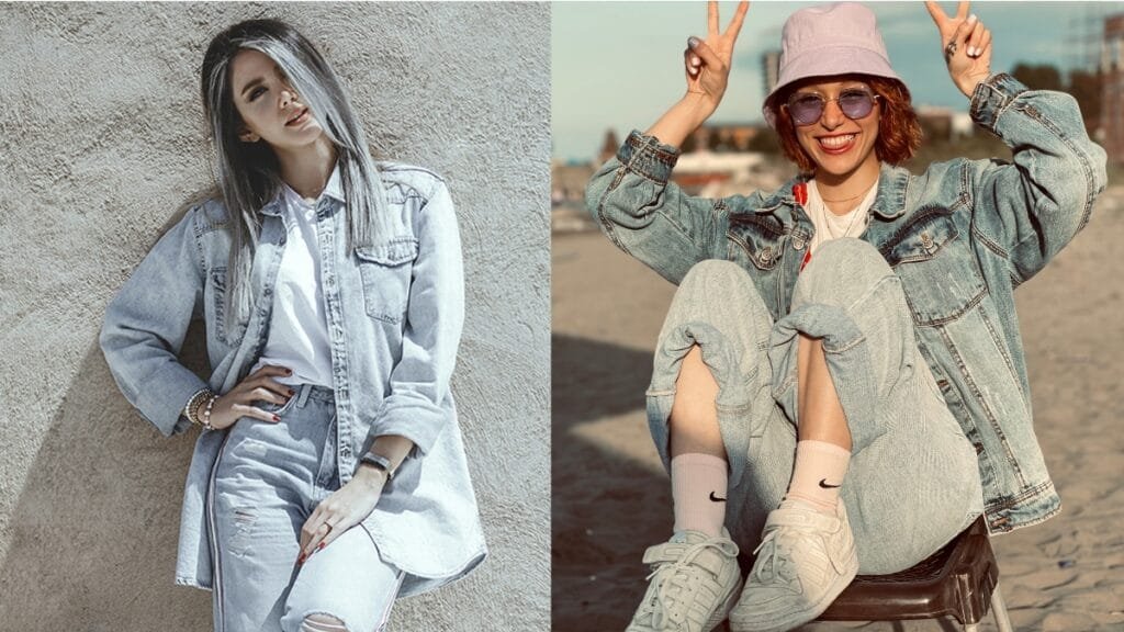 Trendy casual style with denim size 28 jeans for a laid-back beach vibe