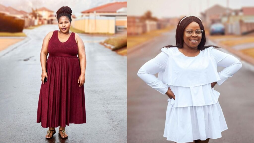 Plus-size women in fashionable dresses, perfect for a night out in club outfits