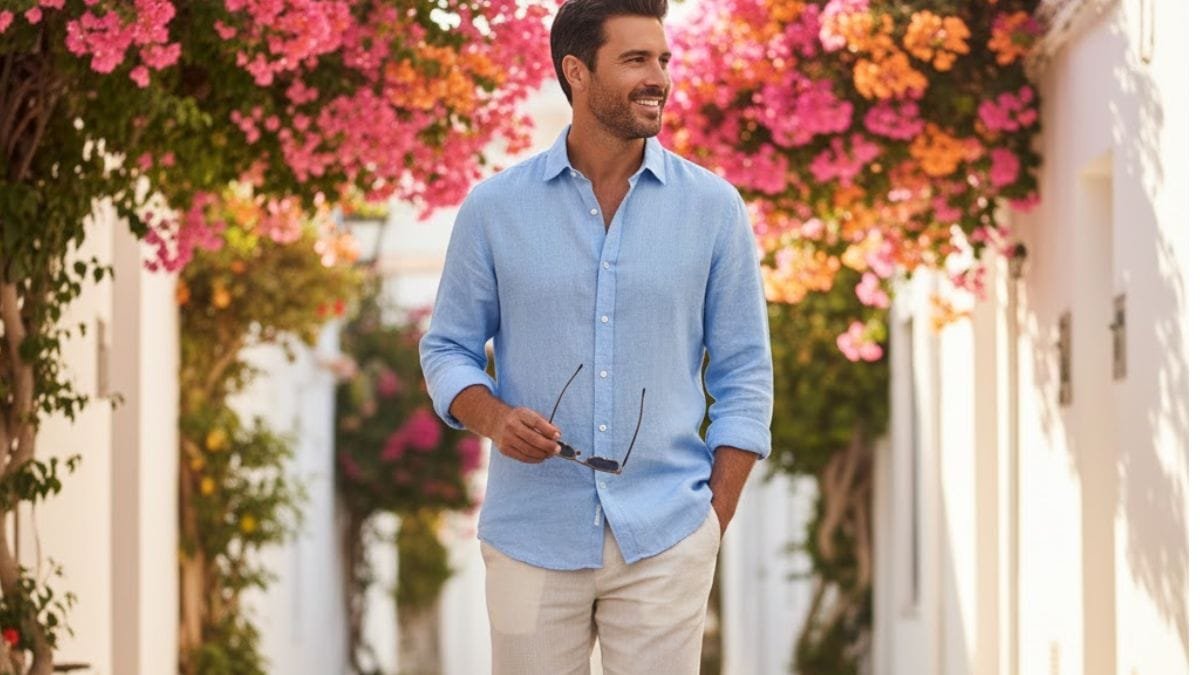 linen shirts styled for modern warm-weather outfits