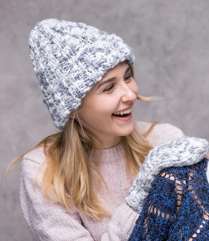 "USA-based beanie supplier showcasing seasonal knit hats ready for wholesale orders."