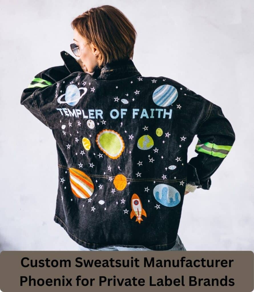 Custom sweatsuit manufacturing facility in Phoenix serving private label brands.