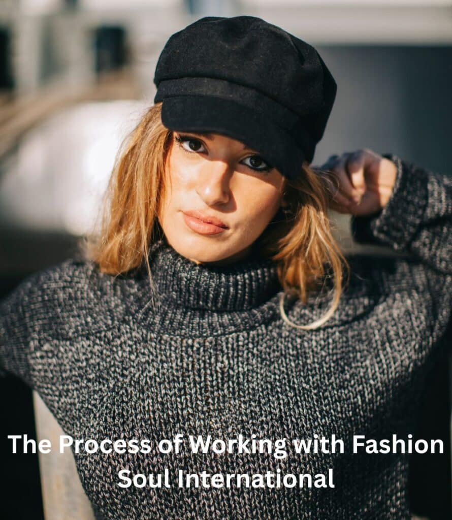 "Close-up of gray ribbed knit beanie fabric showing knit texture and stitching details."