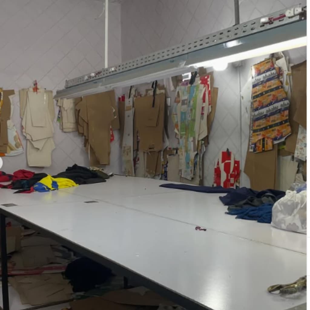 Inside View Of Fashion Soul International Sportswear Factory
