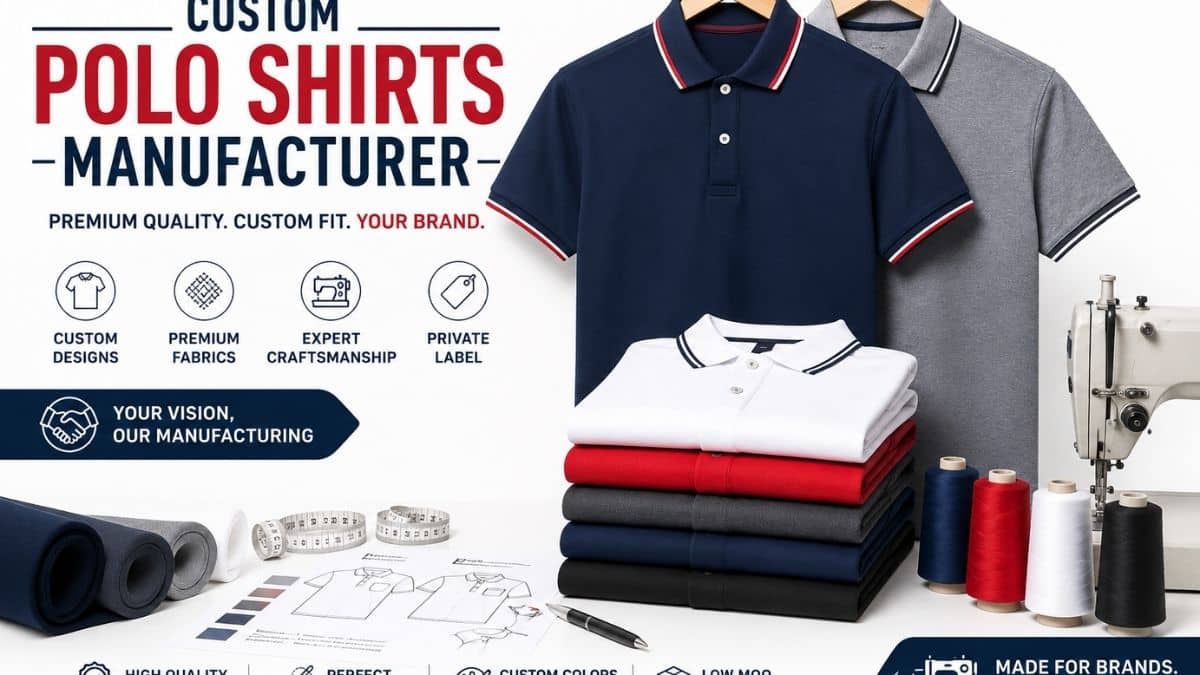 Custom polo shirts manufacturer — premium quality private label polo shirts by Fashion Soul International