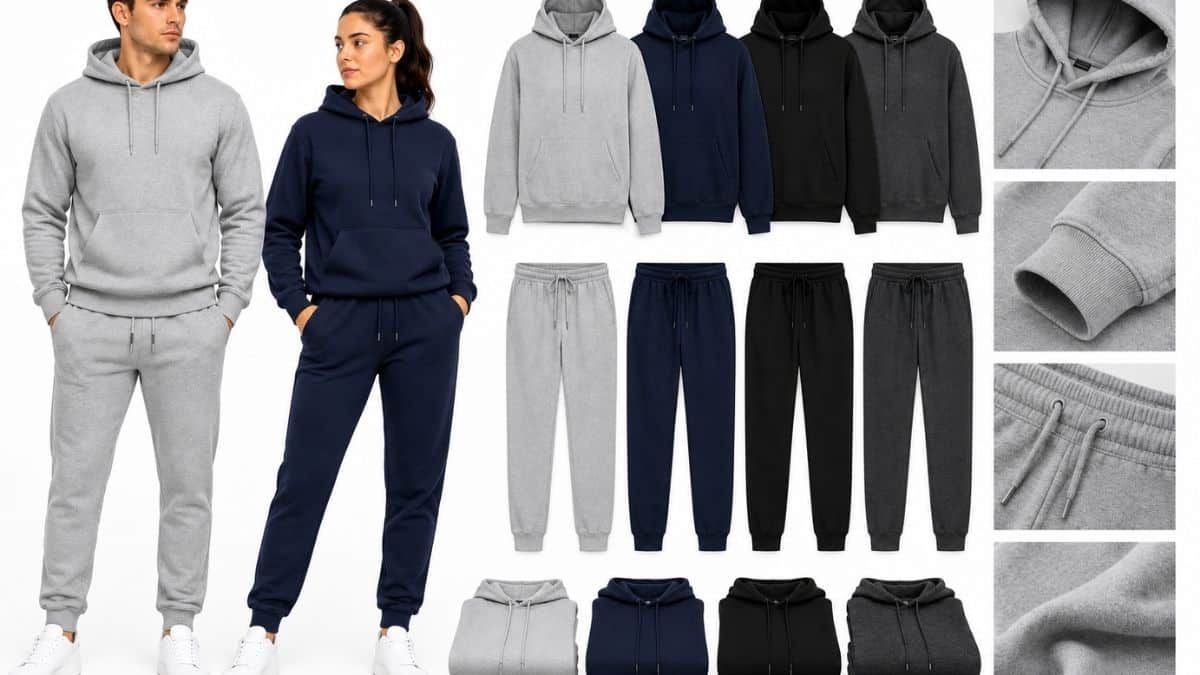 Custom hoodie and jogger sweatsuit set