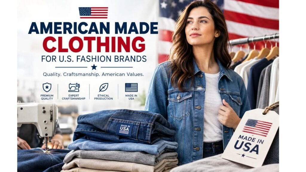 American Made Clothing for U.S. Fashion Brands in a Professional Apparel Manufacturing Setting