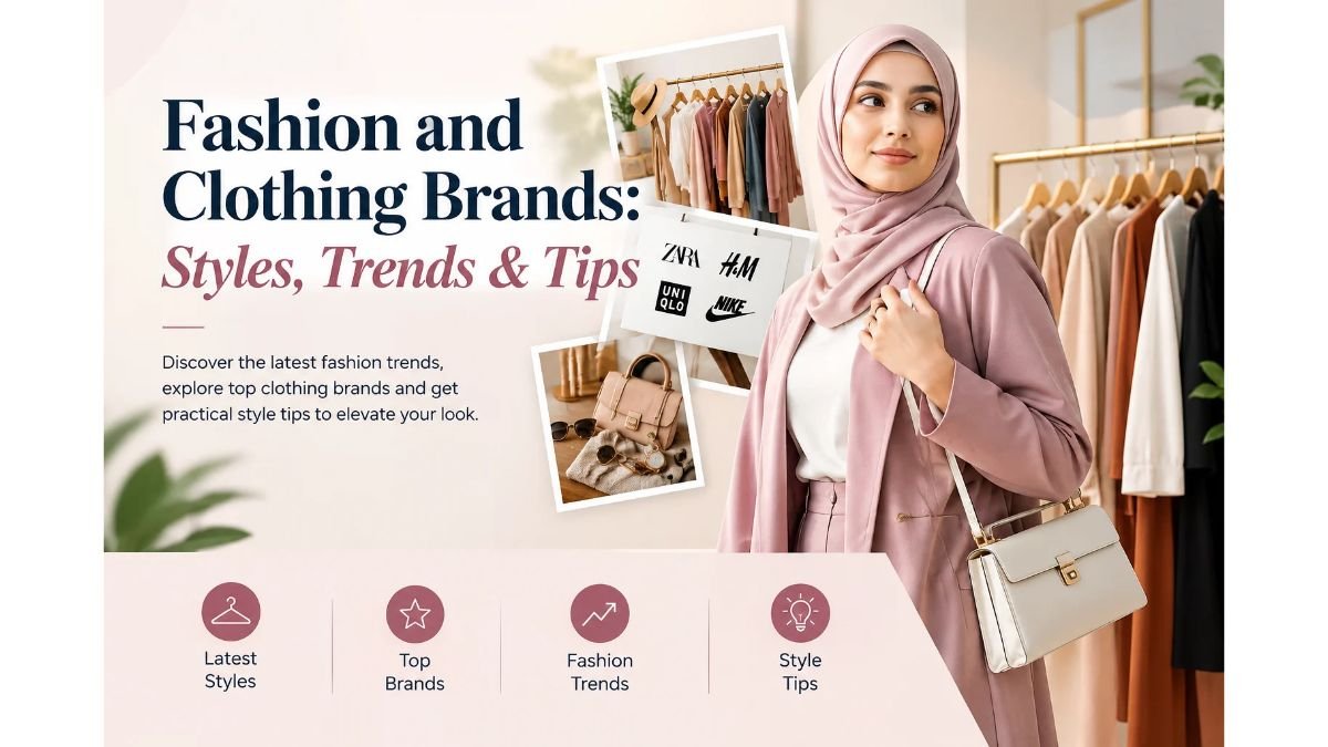 Fashion and clothing brands featuring the latest styles, fashion trends, elegant outfits, and practical styling tips.