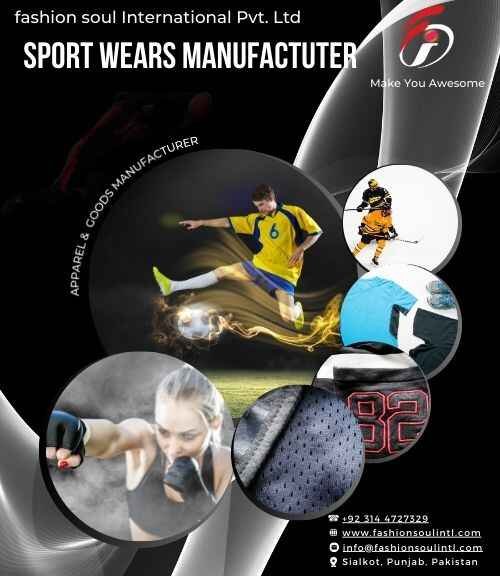Sport wears Catalogue a wide range of Sport products by Fashion Soul International