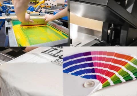 custom jogger pants manufacturer offering different types of printing on the joggers.