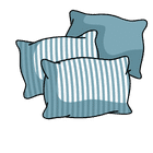 Cushions icon. we are supplier and manufacturer of all types of home textile products like Cushions Pillow etc...