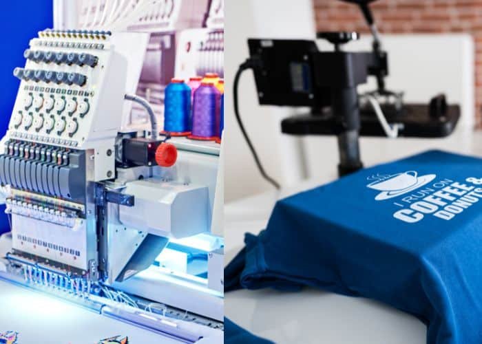 Printing and Embroidery for a Wholesale clothing supplier
