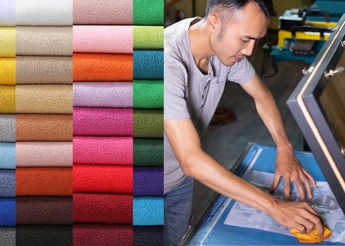 Various customization options for custom hoodies including screen printing, embroidery, and heat transfer