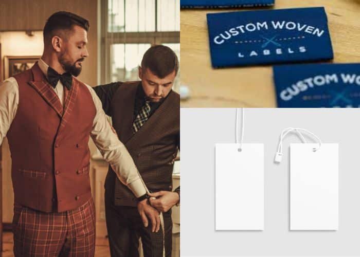 Custom size fit and woven labels for white label hoodies by Fashion Soul International.